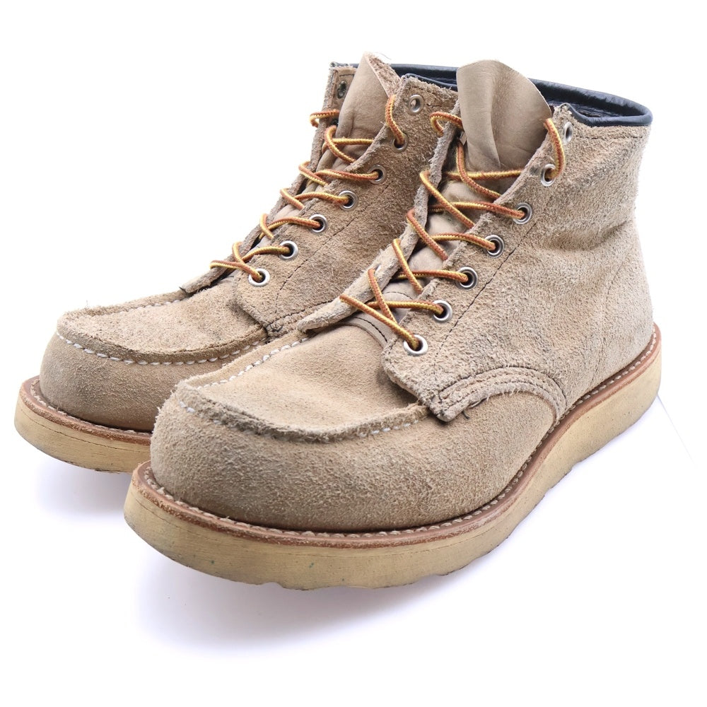 RED WING(レッド ウイング) IRISH SETTER アイリッシュセッター モックトゥ レザー ワークブーツ ベージュ