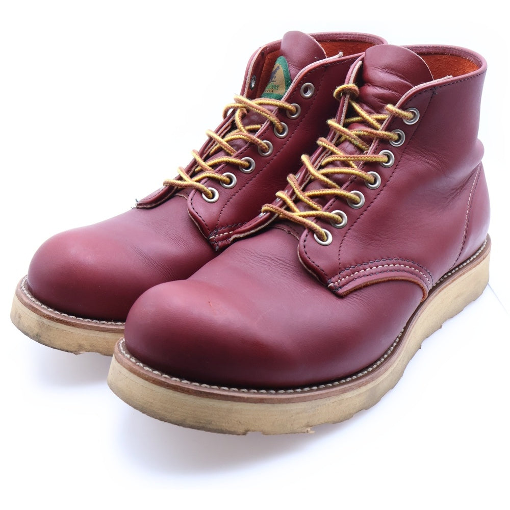 RED WING(レッド ウイング) IRISH SETTER アイリッシュセッター オロラセット 半円犬タグ プレーントゥ レザー ワークブーツ ブラウン