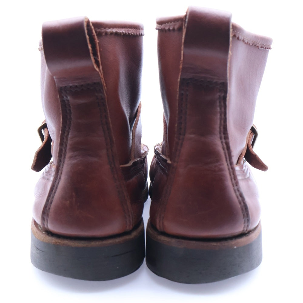 RUSSELL MOCCASIN(ラッセルモカシン) モックトゥ レザー ストラップ ブーツ ブラウン