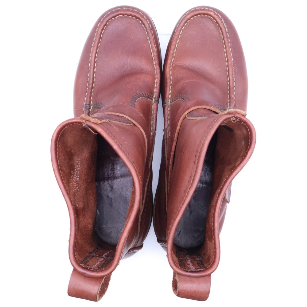 RUSSELL MOCCASIN(ラッセルモカシン) モックトゥ レザー ストラップ ブーツ ブラウン
