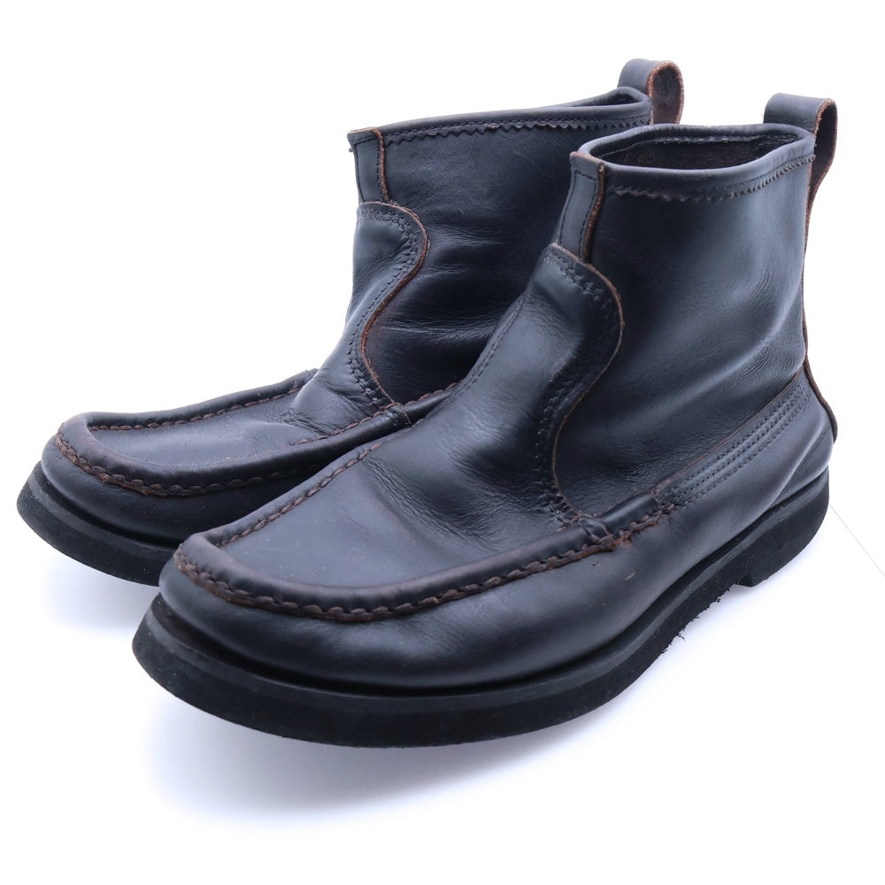 RUSSELL MOCCASIN(ラッセルモカシン) ノックアバウト モックトゥ レザー ブーツ ブラック