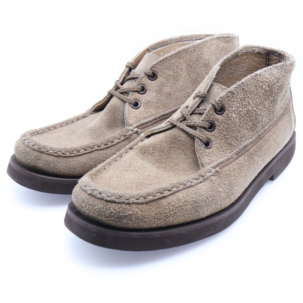RUSSELL MOCCASIN(ラッセルモカシン) スポーティングクレイ スウェードレザー チャッカブーツ ワークブーツ ベージュ