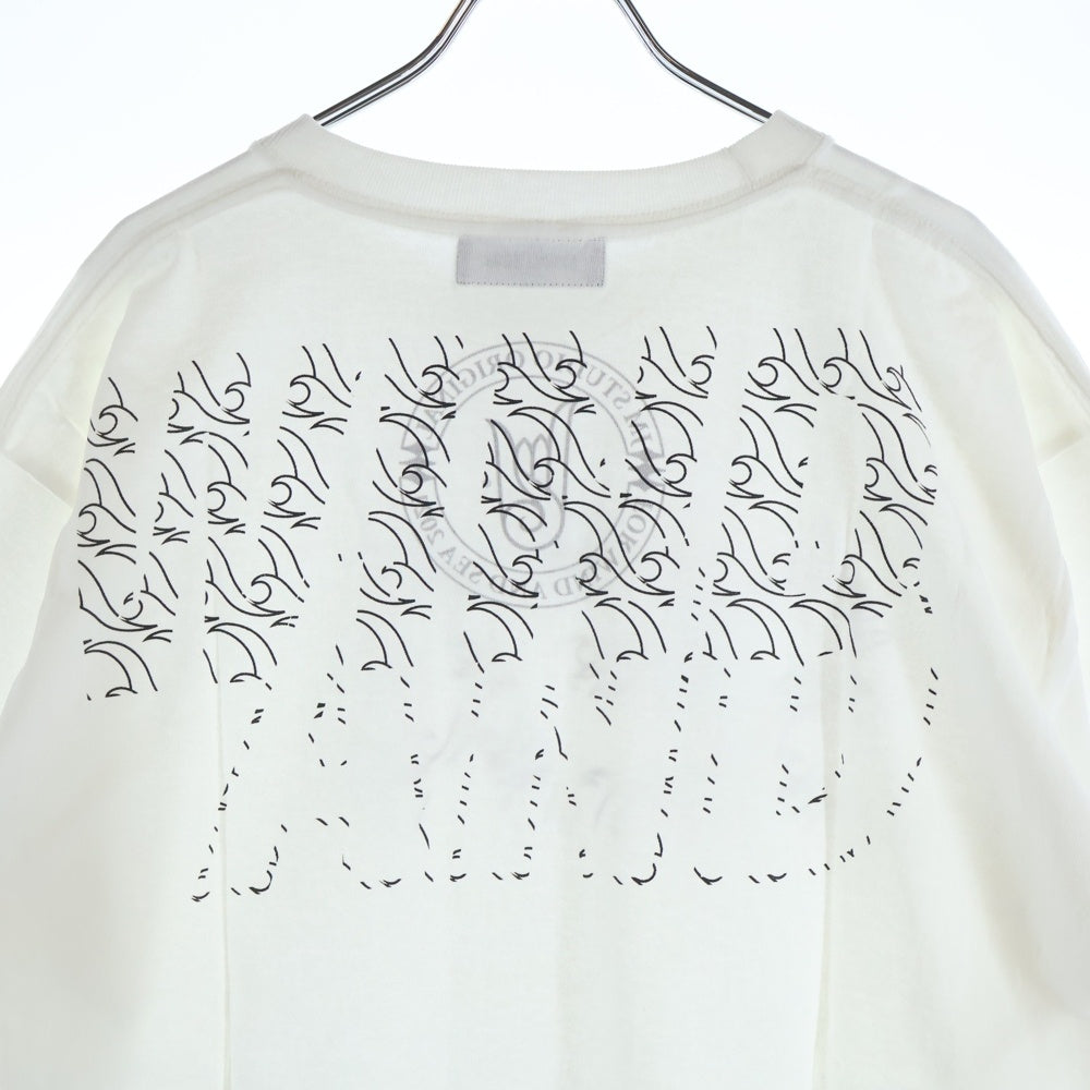 WIND AND SEA(ウィンダンシー) ×JUN MATSUI T-SHIRT マツイジュン ロゴプリント クルーネック 半袖Tシャツ カットソー ホワイト WDS-JMTS-01