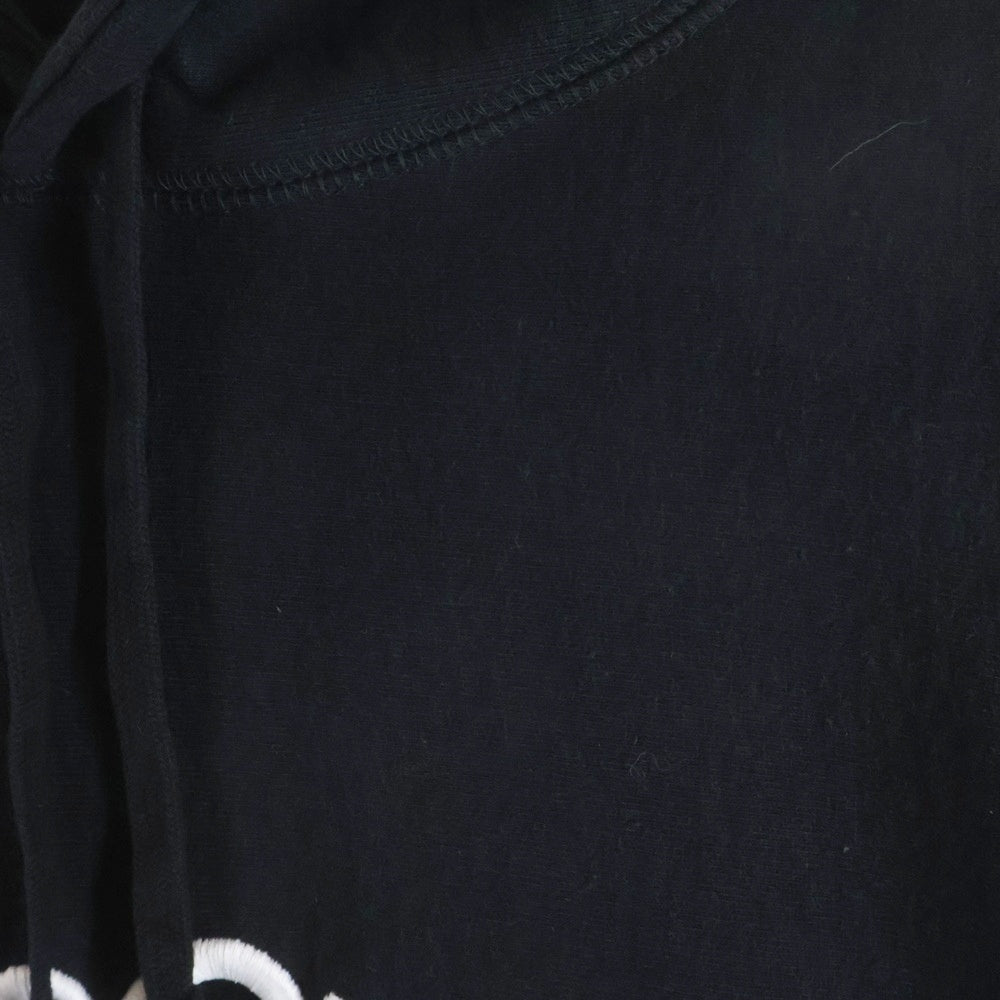 SUPREME(シュプリーム) 22SS Raised Handstyle Hooded Sweatshirt レイズドハンドスタイルロゴ 刺繍 スウェット プルオーバーパーカー フーディ ブラック