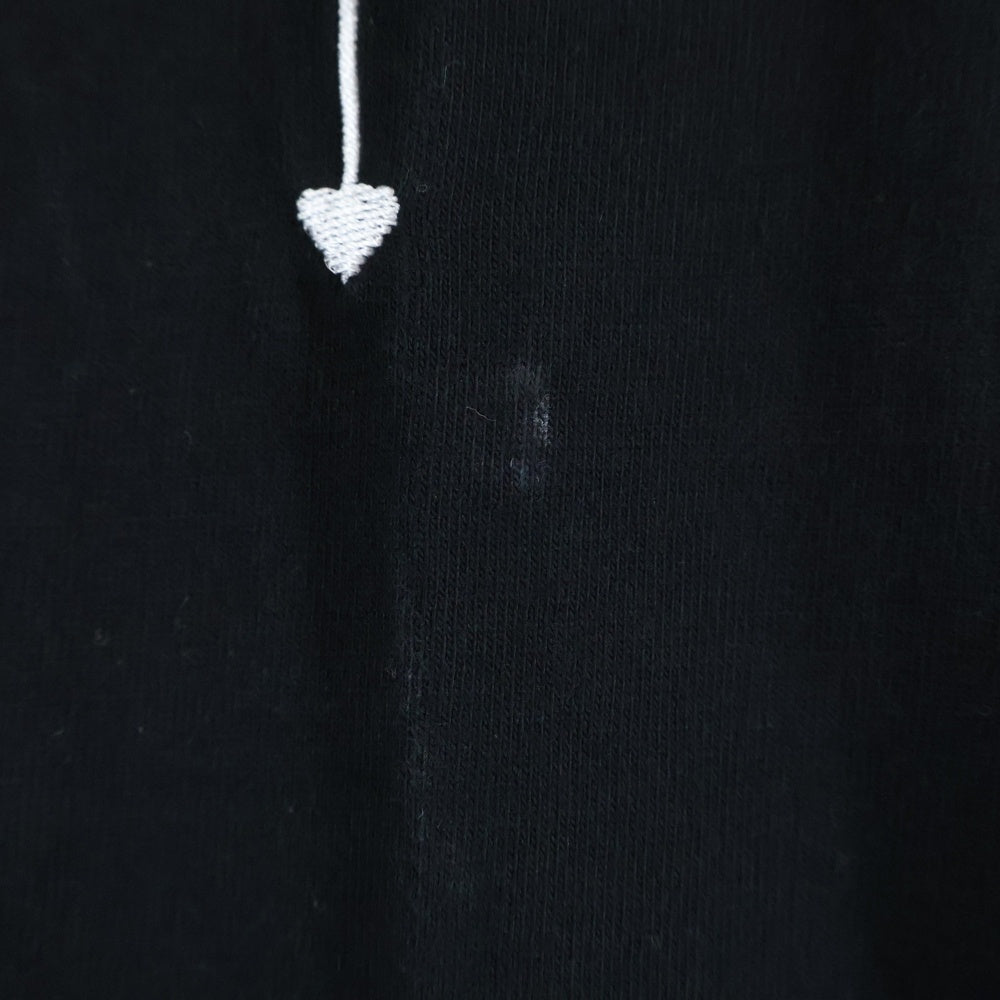 WIND AND SEA(ウィンダンシー) ×GEEK ARCVBX HOME WORK TEE ロゴ刺繍 クルーネック 半袖Tシャツ カットソー ブラック WDS-ARCVBX-35