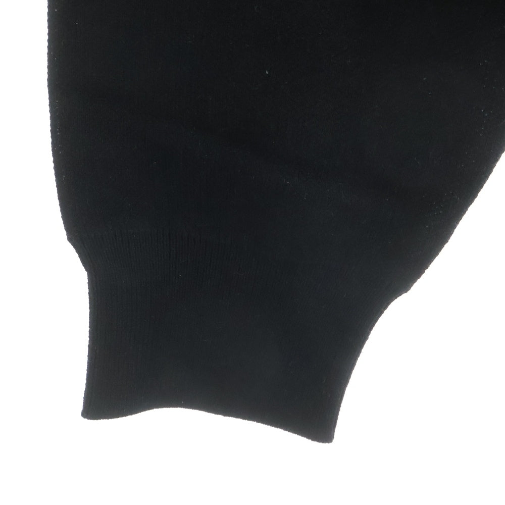 WIND AND SEA(ウィンダンシー) 23SS SILK_BLEND KNIT ロゴジャガード シルクブレンド ニット セーター ブラック WDS-O-SEA-23-Q3-KN-01