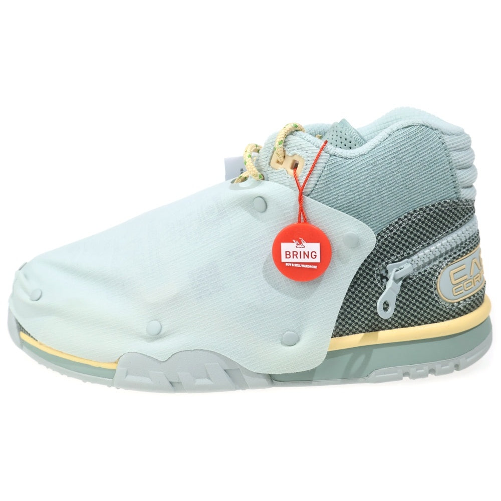 NIKE(ナイキ) ×TRAVIS SCOTT AIR TRAINER 1 SP トラヴィススコット エアトレーナー1 ハイカットスニーカー ライトグリーン US10/28cm DR7515-001