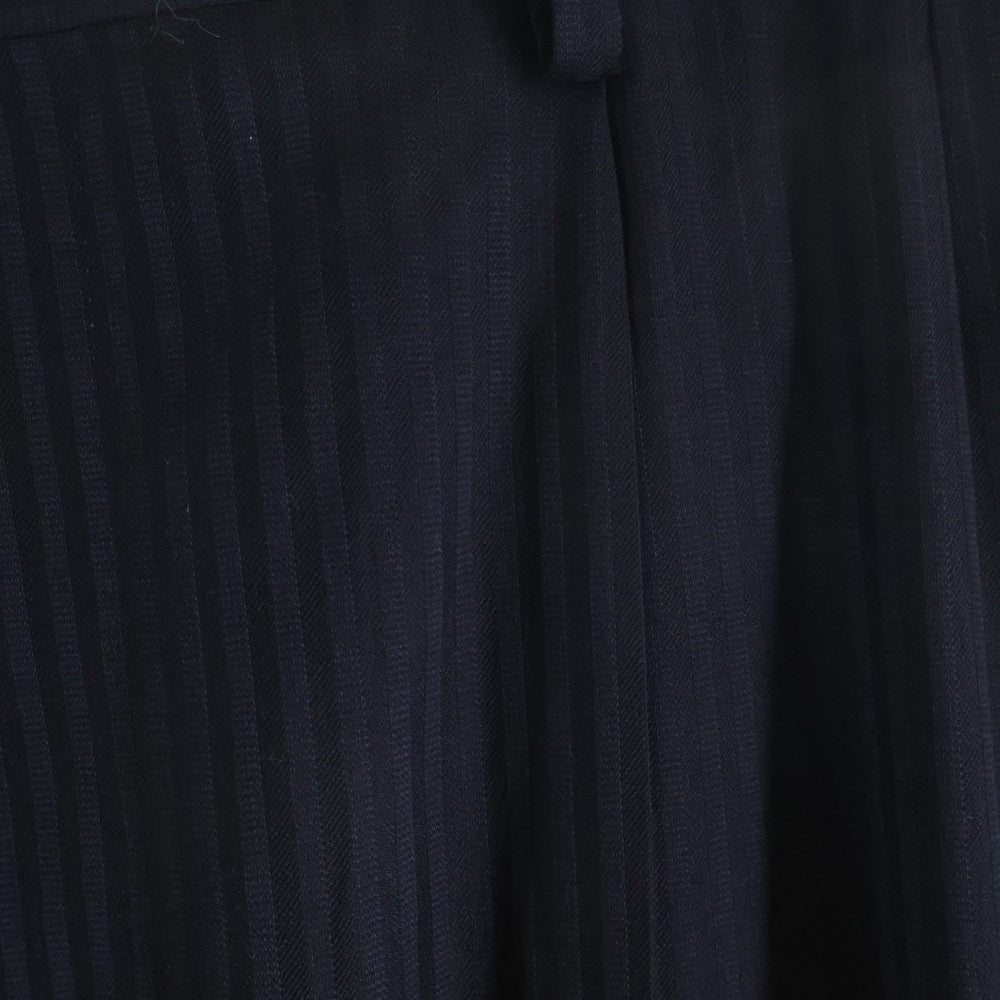 WACKO MARIA(ワコマリア) ×DORMEUIL ドーメル ストライプ スラックスパンツ ブラック