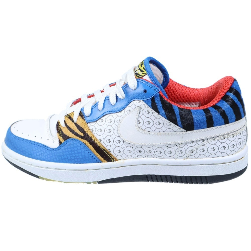 NIKE(ナイキ) 【観賞用 2007年製】 COURT FORCE LOW PREMIUM コートフォース プレミアム 節分 ローカットスニーカー マルチ US9.5/27.5cm 313940-411