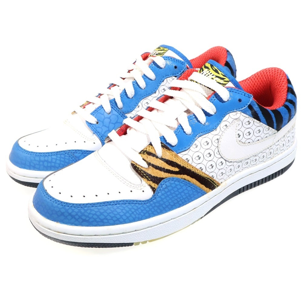 NIKE(ナイキ) 【観賞用 2007年製】 COURT FORCE LOW PREMIUM コートフォース プレミアム 節分 ローカットスニーカー マルチ US9.5/27.5cm 313940-411