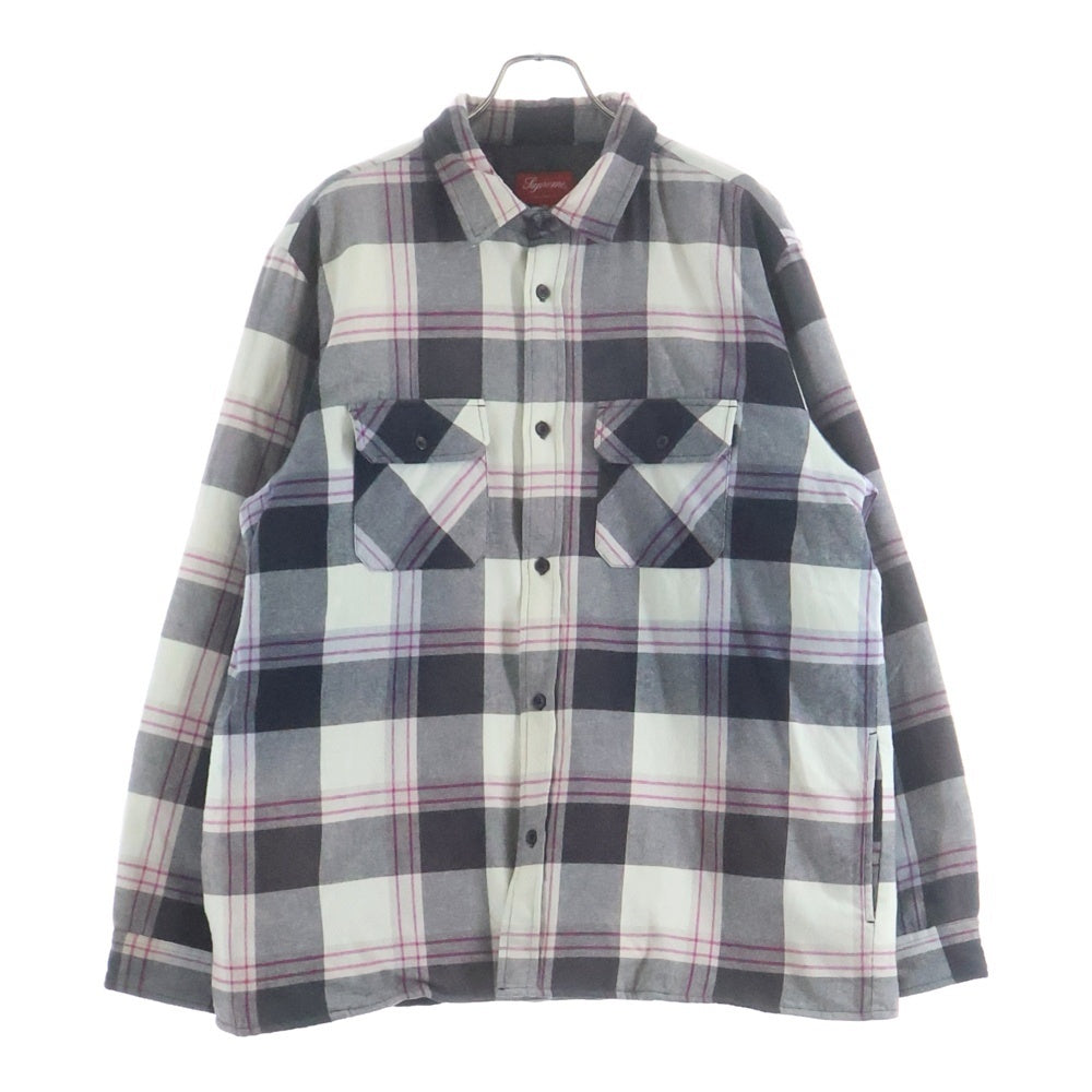 SUPREME(シュプリーム) 20AW Quilted Flannel Shirt キルテッド