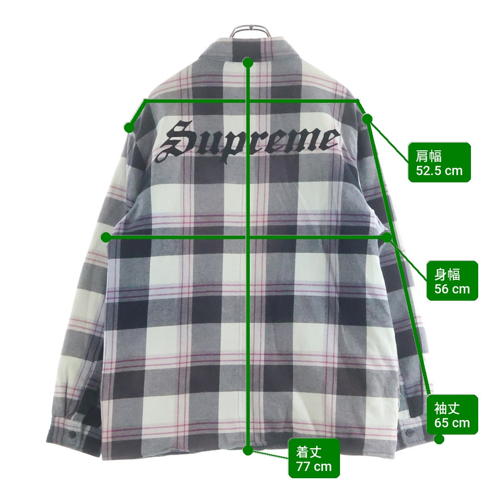 SUPREME(シュプリーム) 20AW Quilted Flannel Shirt キルテッド