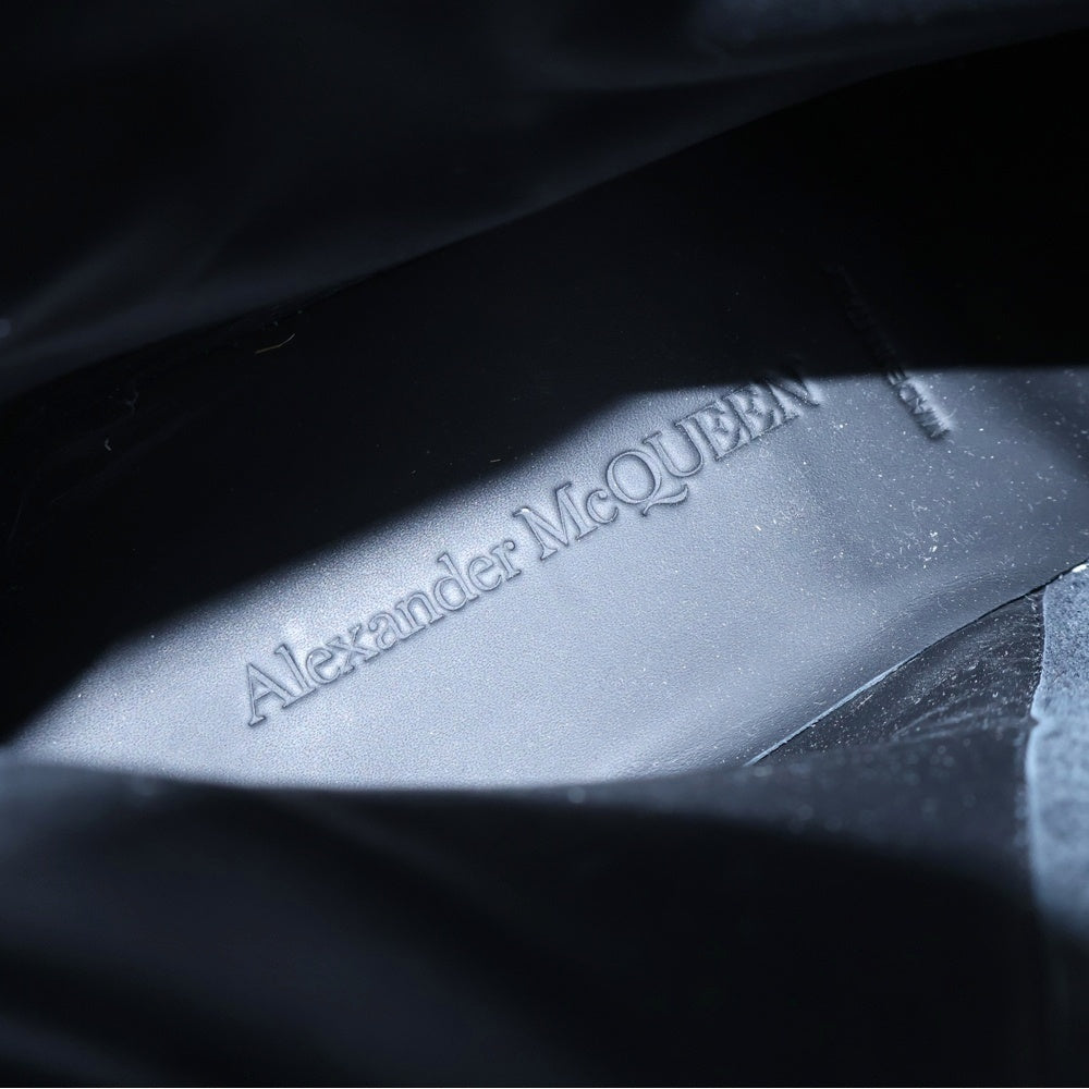 Alexander McQueen(アレキサンダーマックイーン) サイドジップ レザー アンクルブーツ ブラック 682816