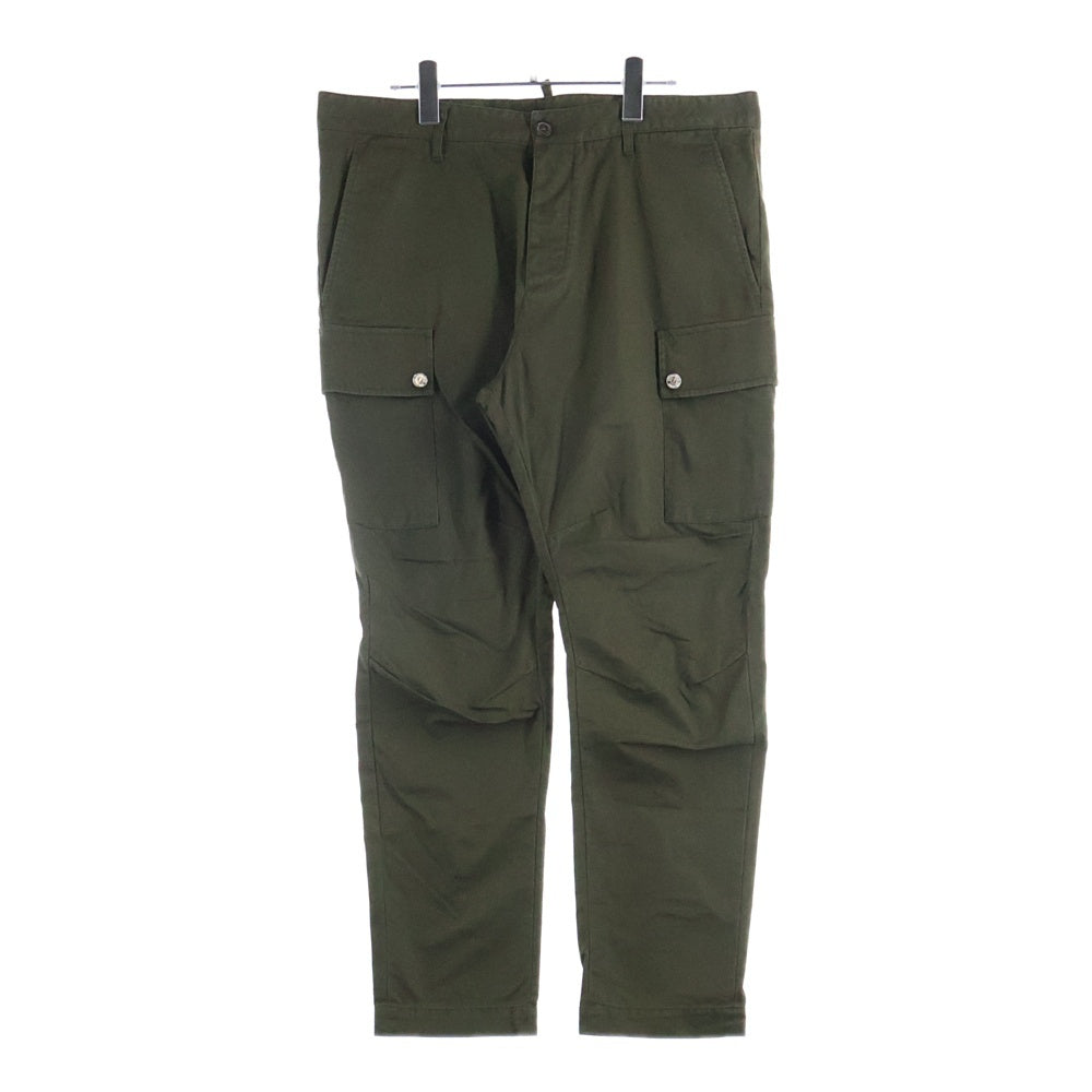 DSQUARED2(ディースクエアード) 20SS Chino Cargo Fit Cotton Pants チノ カーゴ フィット コットン パンツ カーキ S74KB0385