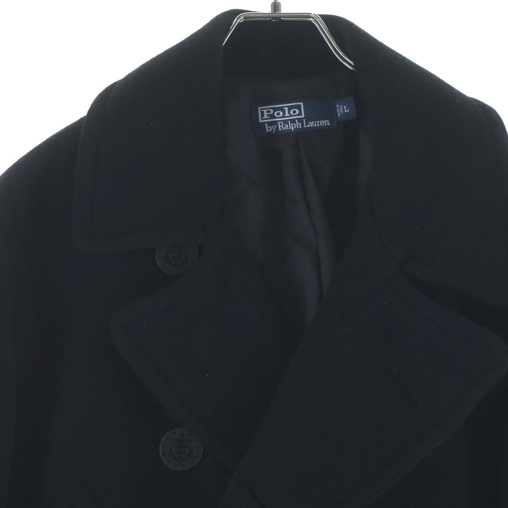 POLO RALPH LAUREN(ポロラルフローレン) 裏地キュプラ ウールPコート ネイビー JR-RL-KS0452