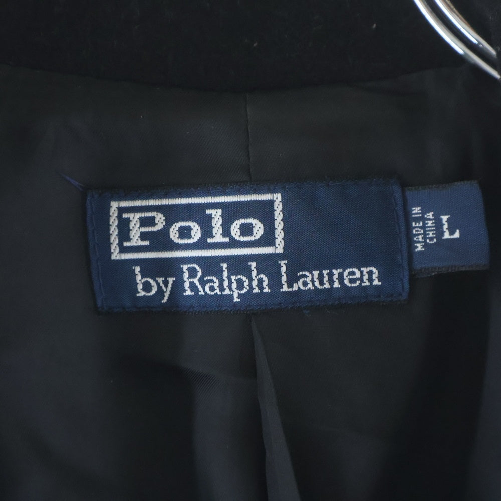 POLO RALPH LAUREN(ポロラルフローレン) 裏地キュプラ ウールPコート ネイビー JR-RL-KS0452