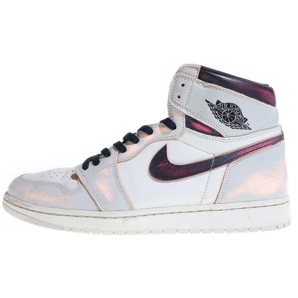 NIKE(ナイキ) AIR JORDAN 1 HIGH OG NYC TO PARIS エアジョーダン 1 ハイカットスニーカー グレー US13/31cm CD6578-006