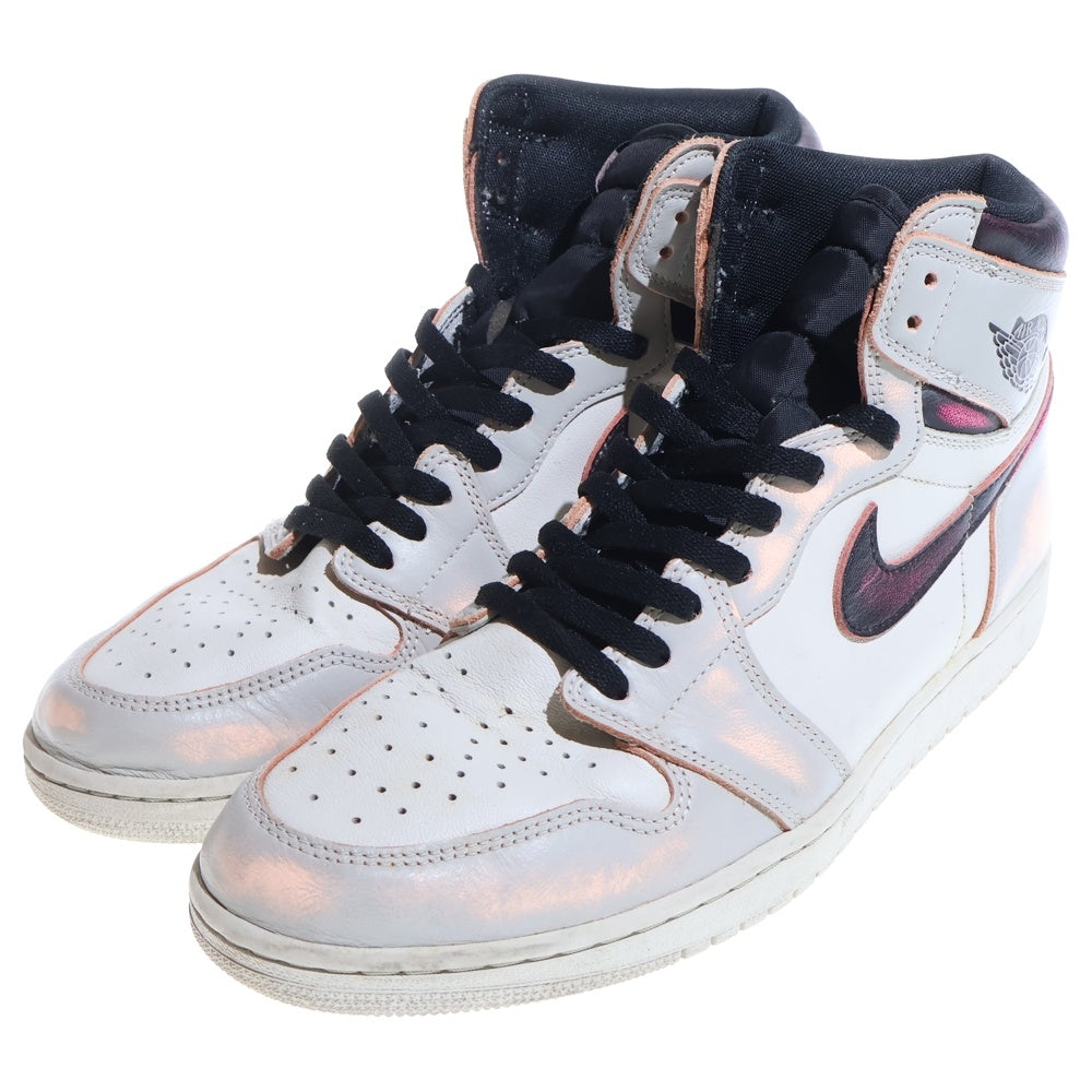 NIKE(ナイキ) AIR JORDAN 1 HIGH OG NYC TO PARIS エアジョーダン 1 ハイカットスニーカー グレー US13/31cm CD6578-006