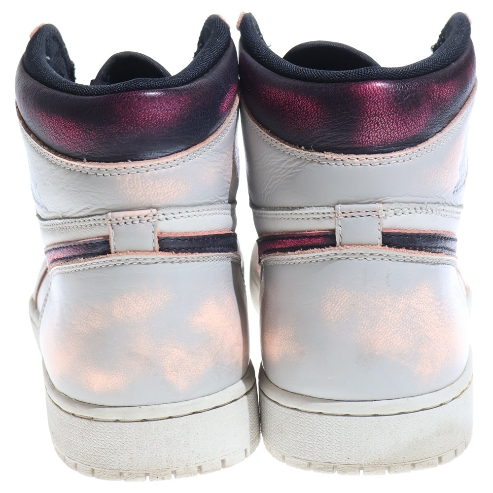NIKE(ナイキ) AIR JORDAN 1 HIGH OG NYC TO PARIS エアジョーダン 1 ハイカットスニーカー グレー US13/31cm CD6578-006