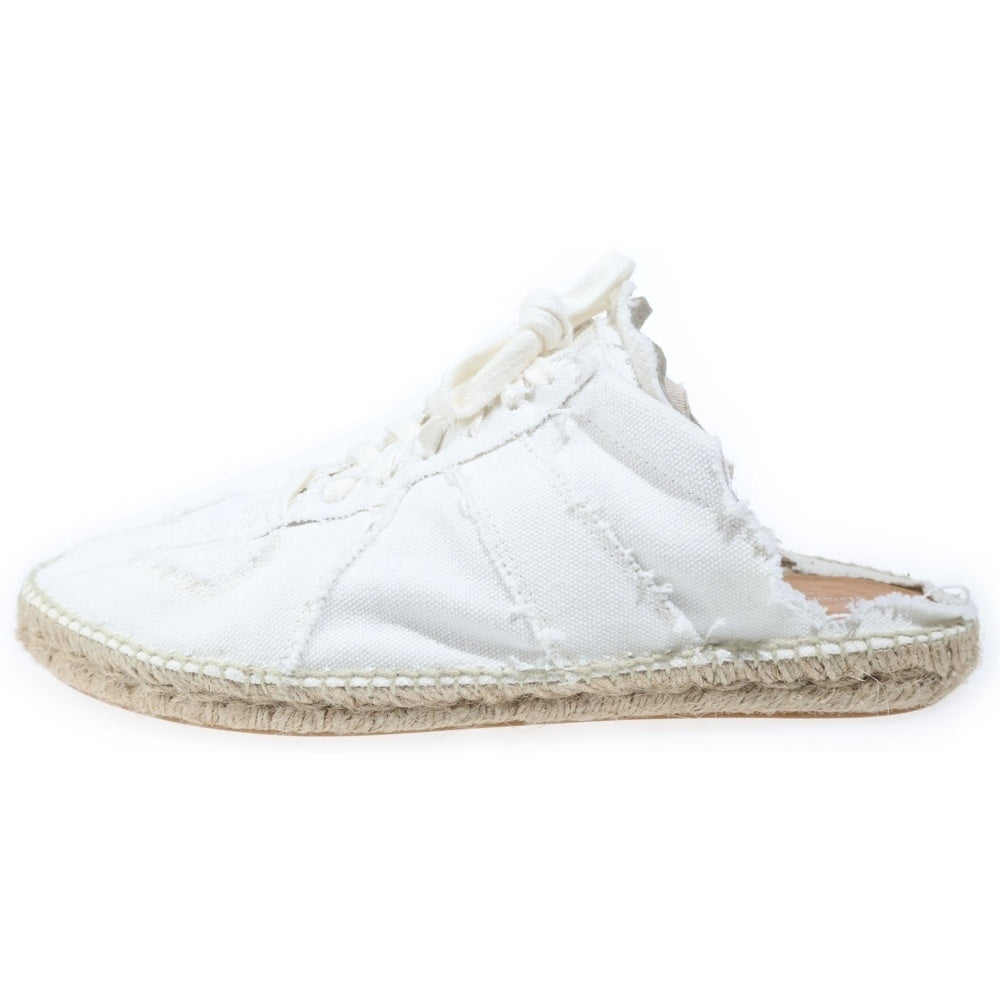 Maison Martin Margiela(メゾンマルタンマルジェラ) ESPA MULE エスパミュール キャンバス ローカットスニーカー サンダル ホワイト S37WS0585