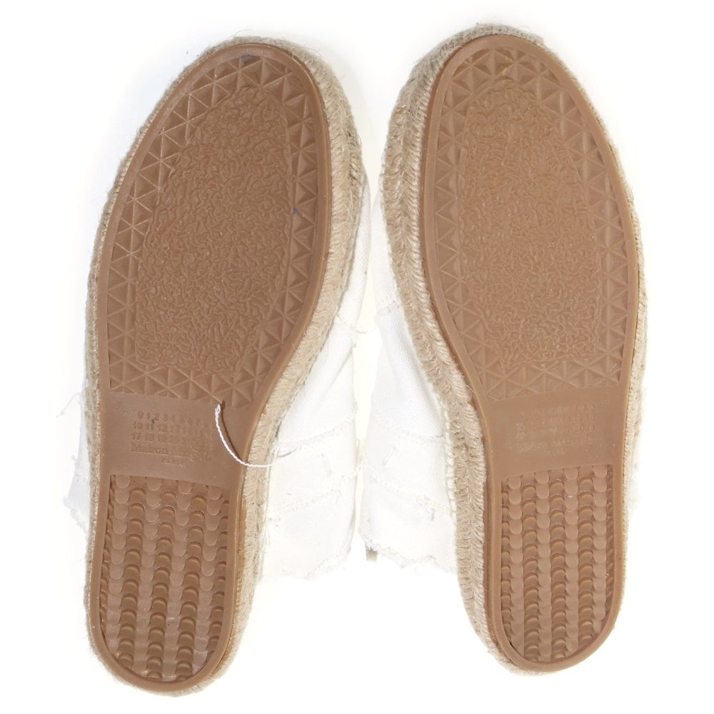 Maison Martin Margiela(メゾンマルタンマルジェラ) ESPA MULE エスパミュール キャンバス ローカットスニーカー サンダル ホワイト S37WS0585