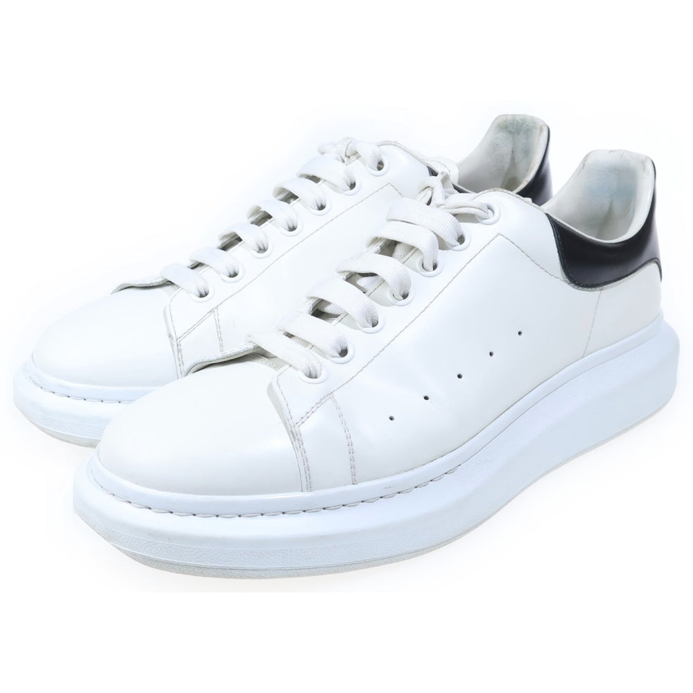 Alexander McQueen(アレキサンダーマックイーン) OVERSIZED SNEAKER オーバーサイズド プラットフォーム レザー ローカットスニーカー ブラック 553680
