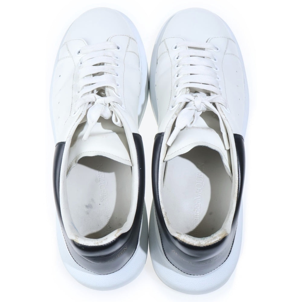 Alexander McQueen(アレキサンダーマックイーン) OVERSIZED SNEAKER オーバーサイズド プラットフォーム レザー ローカットスニーカー ブラック 553680