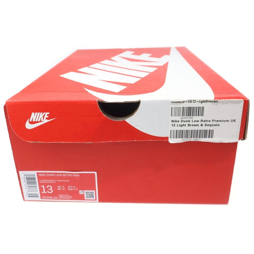 NIKE(ナイキ) DUNK LOW RETRO PRM ダンク レトロ ローカットスニーカー ホワイト US13/31cm DZ2538-100