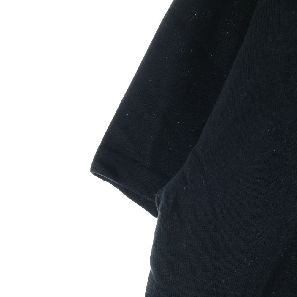 mastermind JAPAN(マスターマインドジャパン) スカル ラインストーン クルーネック半袖ニットTシャツ カットソー ブラック MQ-KN2-012