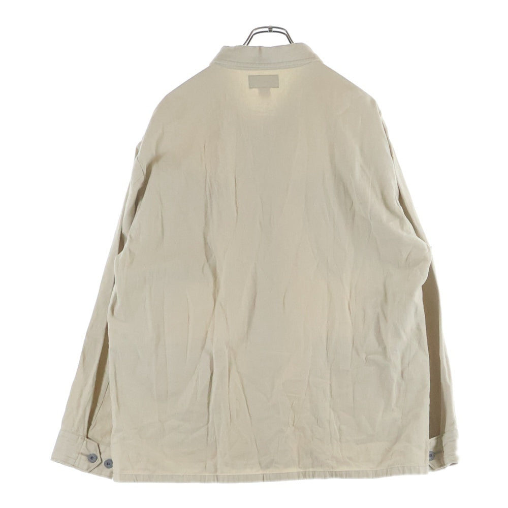 RRL(ダブルアールエル) 23SS ×RON HERMAN COTTON LINEN JACKET ロンハーマン コットンリネン 4ポケット ジャングルファティーグジャケット アイボリー
