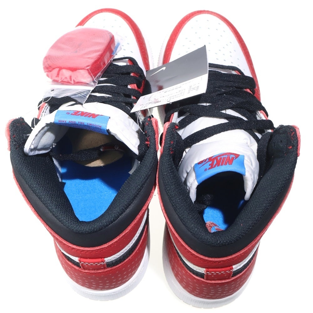 NIKE(ナイキ) AIR JORDAN 1 RETRO HIGH OG GS ORIGIN STORY エアジョーダン 1 レトロ オリジン ストーリー ハイカットスニーカー US7Y/25cm 575441-602 レディース