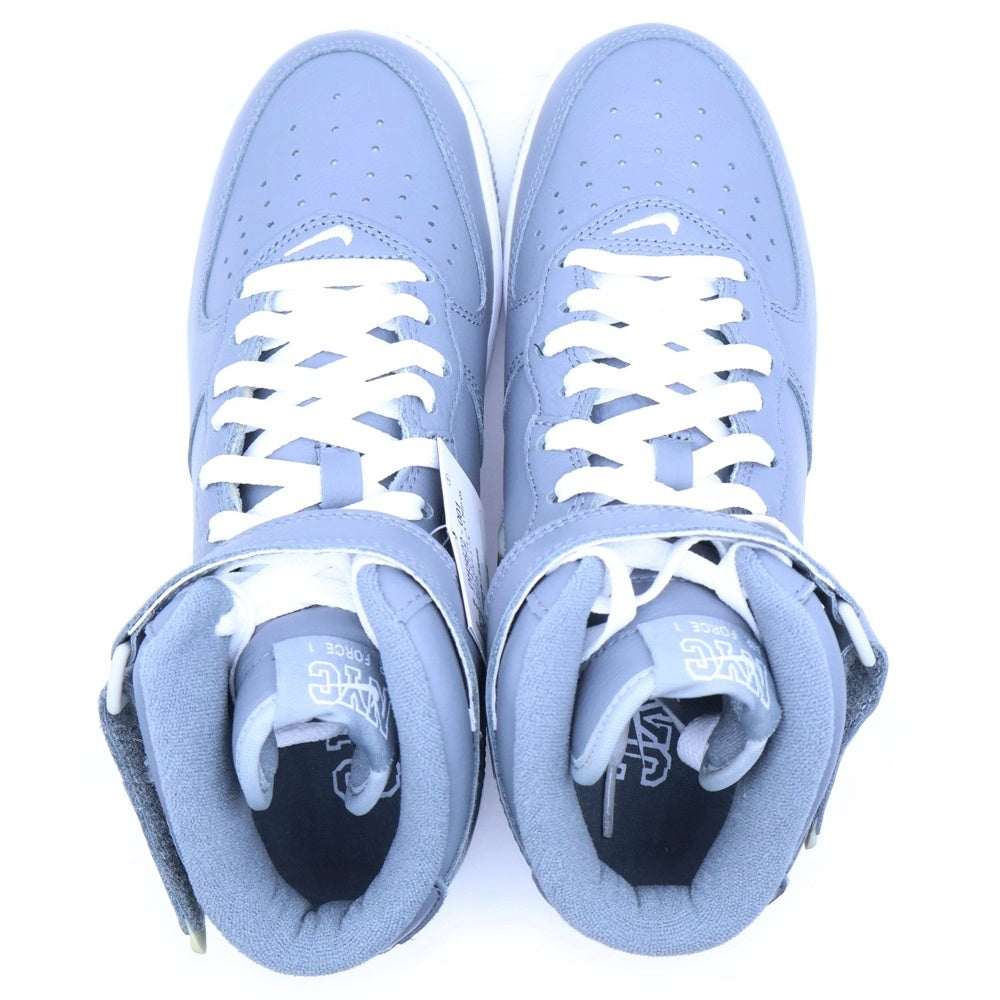 NIKE(ナイキ) AIR FORCE 1 MID QS NYC COOL GREY エアフォース1 ニューヨーク ミッドカットスニーカー グレー US6.5/24.5cm DH5622-001 レディース