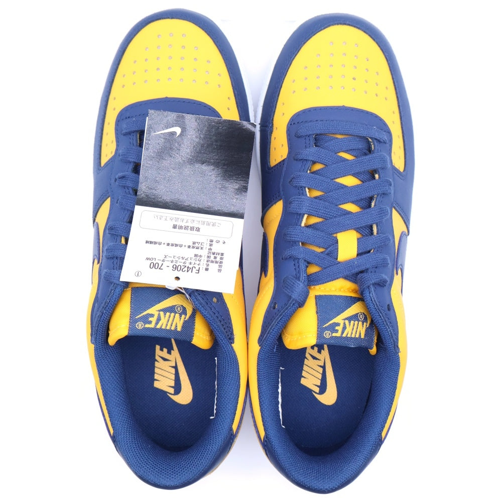 NIKE(ナイキ) TERMINATOR LOW OG MICHIGAN ターミネーター ミシガン ローカットスニーカーイエロー/ネイビー US6.5/24.5cm FJ4206-700 レディース