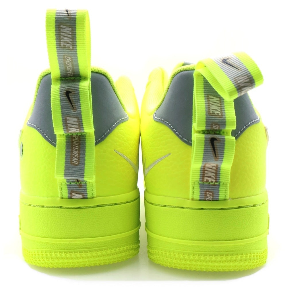 NIKE(ナイキ) AIR FORCE 1 07 LV8 UTILITY エアフォース 1 ユーティリティ ローカットスニーカー ネオンイエロー US6.5/24.5cm AJ7747-700 レディース
