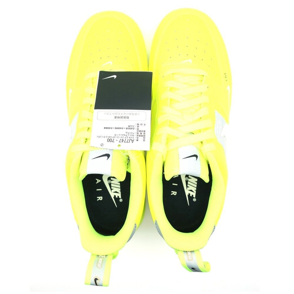 NIKE(ナイキ) AIR FORCE 1 07 LV8 UTILITY エアフォース 1 ユーティリティ ローカットスニーカー ネオンイエロー US6.5/24.5cm AJ7747-700 レディース