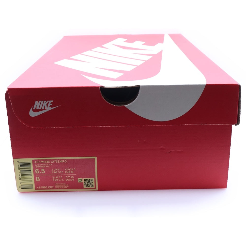 NIKE(ナイキ) AIR MORE UPTEMPO BLACK エア モア アップテンポ ハイカットスニーカー ブラック US6.5/24.5cm 41962-002 レディース