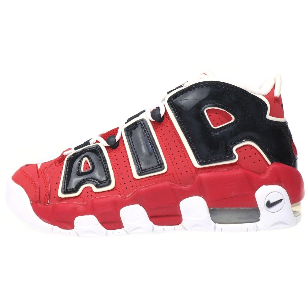 NIKE(ナイキ) AIR MORE UPTEMPO GS エア モア アップテンポ ハイカットスニーカー レッド US6.5Y/24.5cm 415082-600 レディース