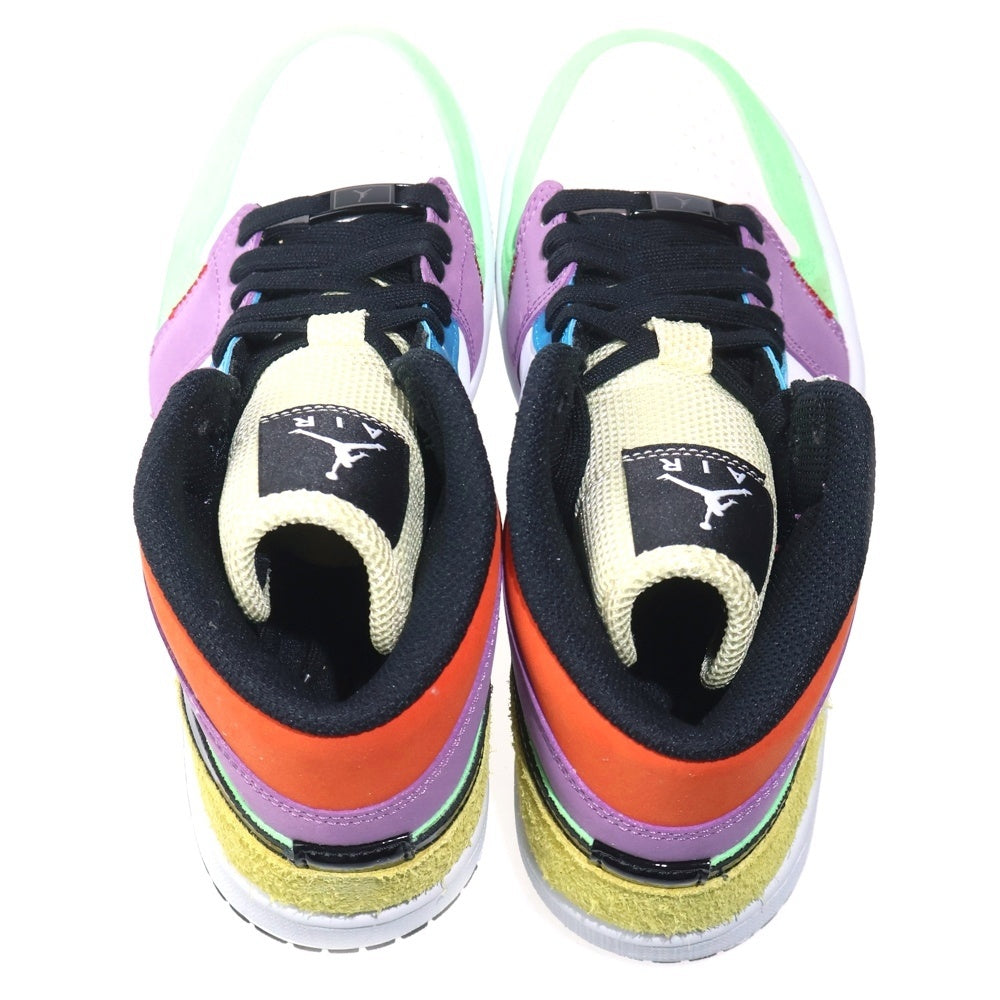 NIKE(ナイキ) WMNS AIR JORDAN 1 MID SE Lightbulb ウィメンズ エアジョーダン ライトバルブ ミッドカットスニーカー マルチ US7.5/24.5cm CW1140-100 レディース