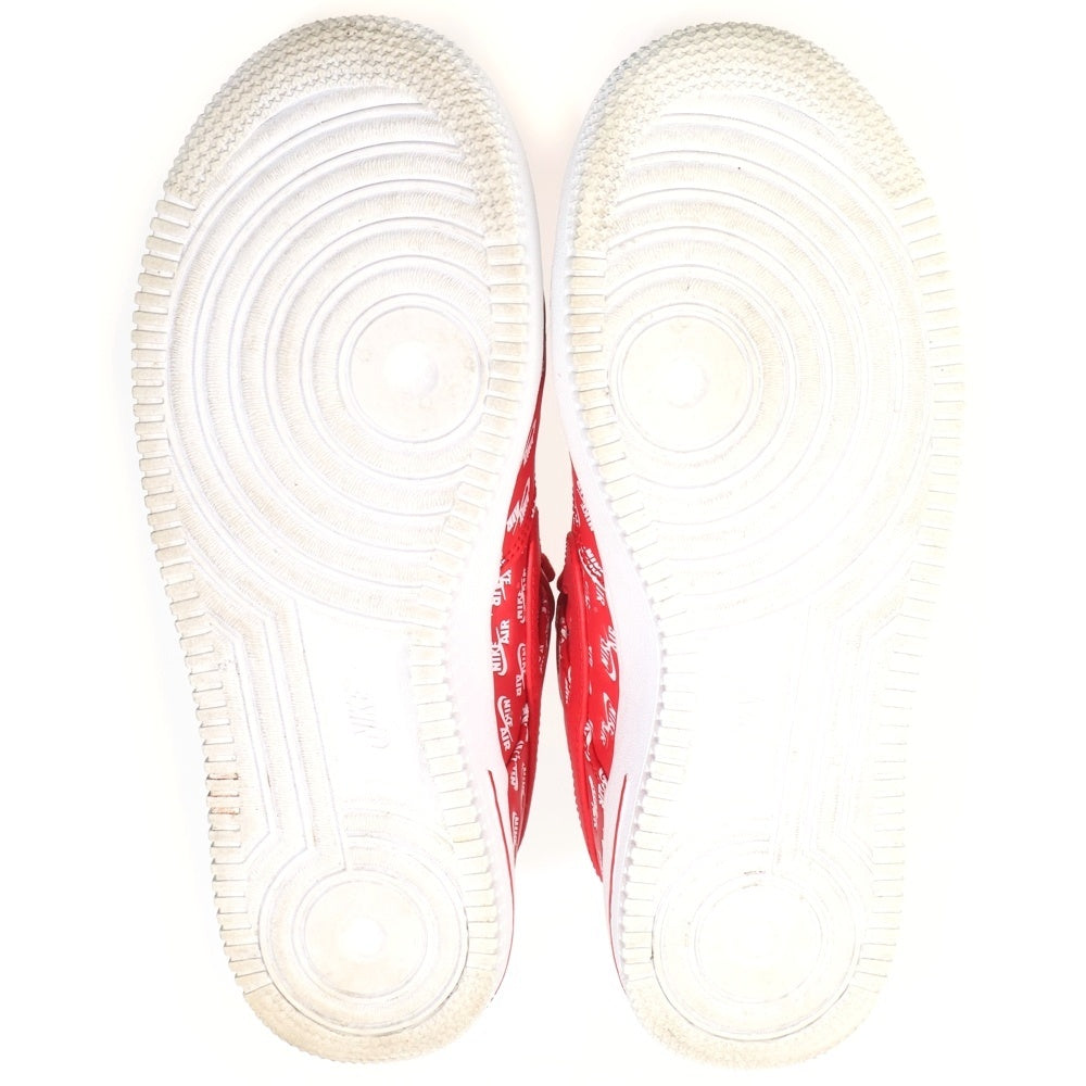 NIKE(ナイキ) AIR FORCE 1 LOW ALL OVER LOGO RED エアフォース 1 オール オーバー ロゴ ローカットスニーカー レッド US6.5/24.5cm AH8462-600 レディース