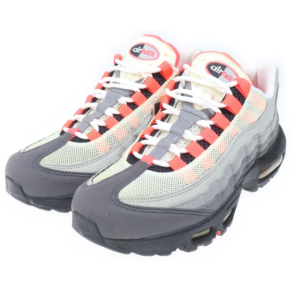 NIKE(ナイキ) AIR MAX 95 OG エアマックス ローカットスニーカー グレー/レッド US6.5/24.5cm AT2865-100 レディース