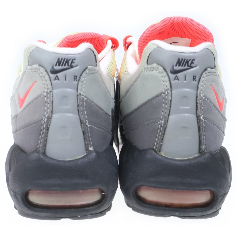 NIKE(ナイキ) AIR MAX 95 OG エアマックス ローカットスニーカー グレー/レッド US6.5/24.5cm AT2865-100 レディース