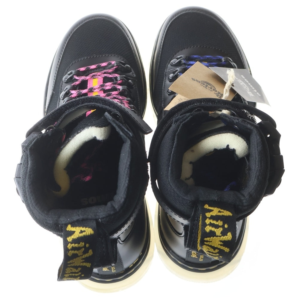Dr.Martens(ドクターマーチン) ×ATMOS COMBS TECH BLK SMOOTH アトモス コムズ テック ブラックスムース レースアップ ブーツ ブラック 27048001 レディース