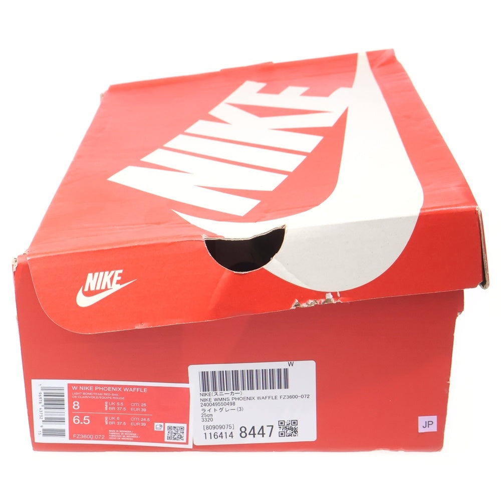 NIKE(ナイキ) WMNS PHOENIX WAFFLE ウィメンズ フェニックス ワッフル ローカットスニーカー グレー US8/25cm FZ3600-072 レディース