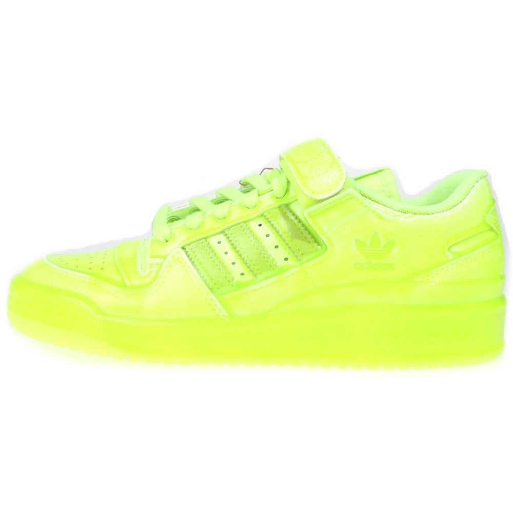 adidas(アディダス) ×JEREMY SCOTT FORUM DIPPED LOW DIP ジェレミースコット フォーラム ディップド ローカットスニーカー ネオンイエロー US6.5/24.5cm GZ8817 レディース