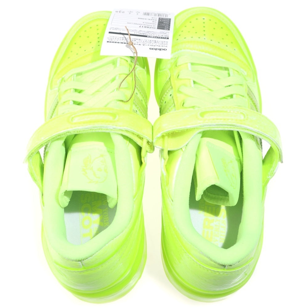 adidas(アディダス) ×JEREMY SCOTT FORUM DIPPED LOW DIP ジェレミースコット フォーラム ディップド ローカットスニーカー ネオンイエロー US6.5/24.5cm GZ8817 レディース