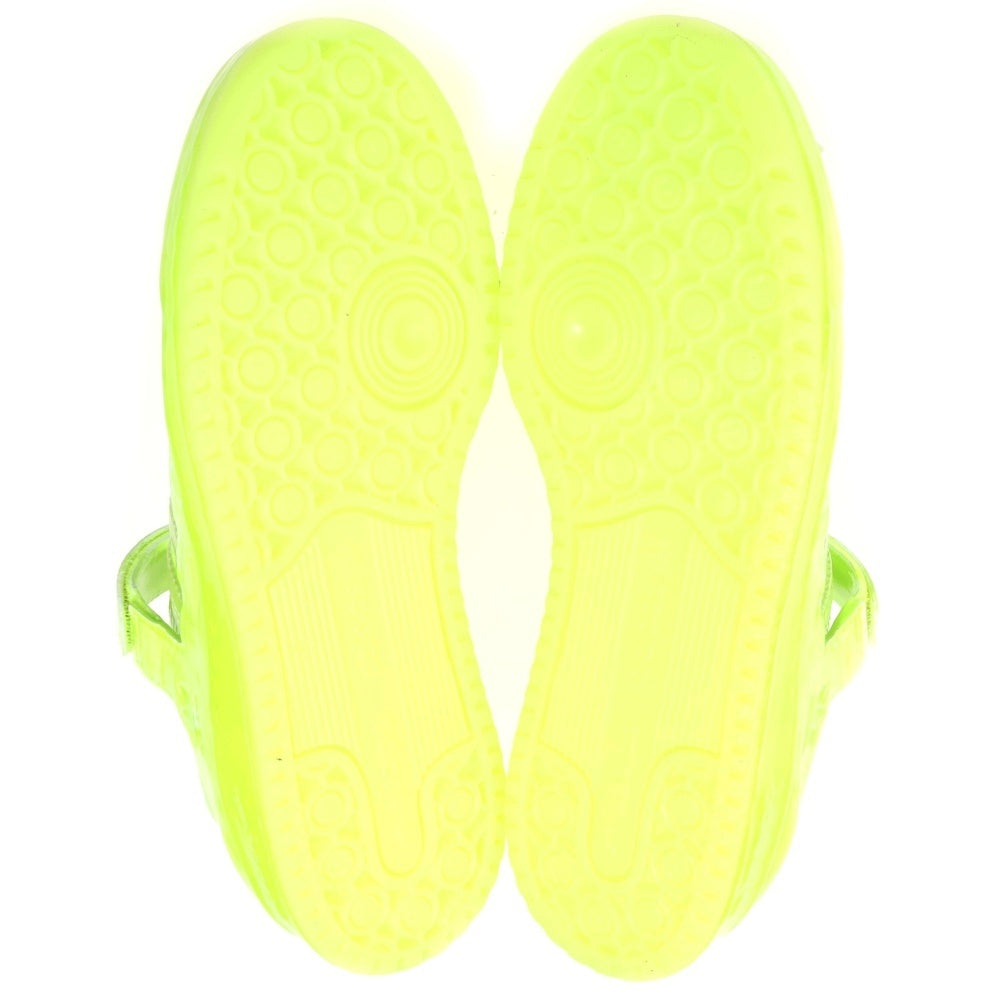 adidas(アディダス) ×JEREMY SCOTT FORUM DIPPED LOW DIP ジェレミースコット フォーラム ディップド ローカットスニーカー ネオンイエロー US6.5/24.5cm GZ8817 レディース