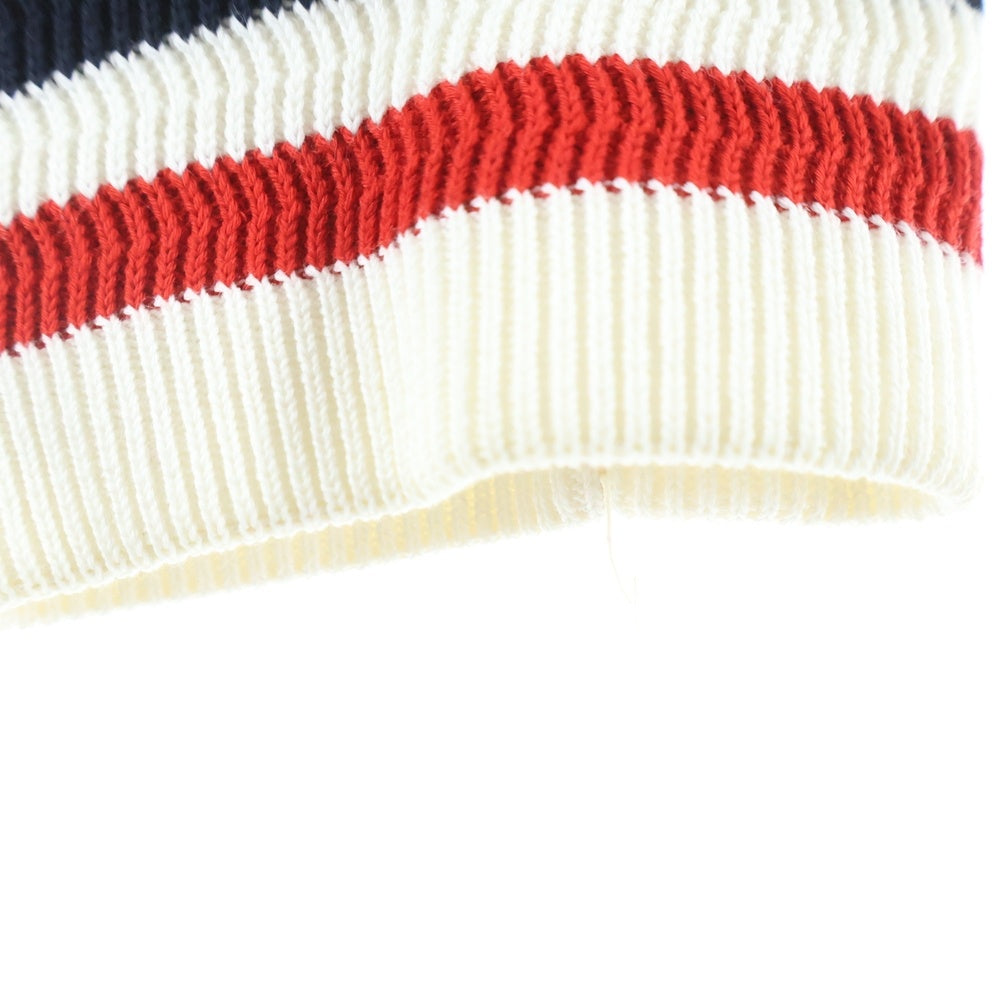 MONCLER GAMME BLEU(モンクレール・ガム・ブルー) 16SS レザー ダウンジャケット スタジャン ブルゾン ネイビー/ホワイト D13914036080 10212