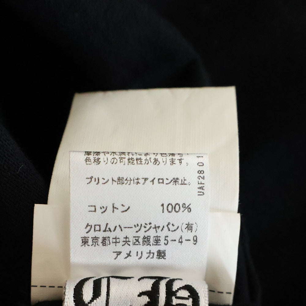 CHROME HEARTS(クロムハーツ) USA Logo S/S TEE ホースシュー バックロゴプリント クルーネック 半袖Tシャツ カットソー ブラック