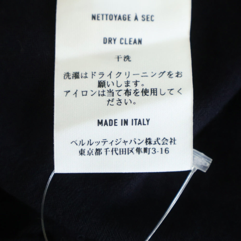 Berluti(ベルルッティ) カリグラフィ ラムウール ニット セーター ネイビー R15KRL115YAD