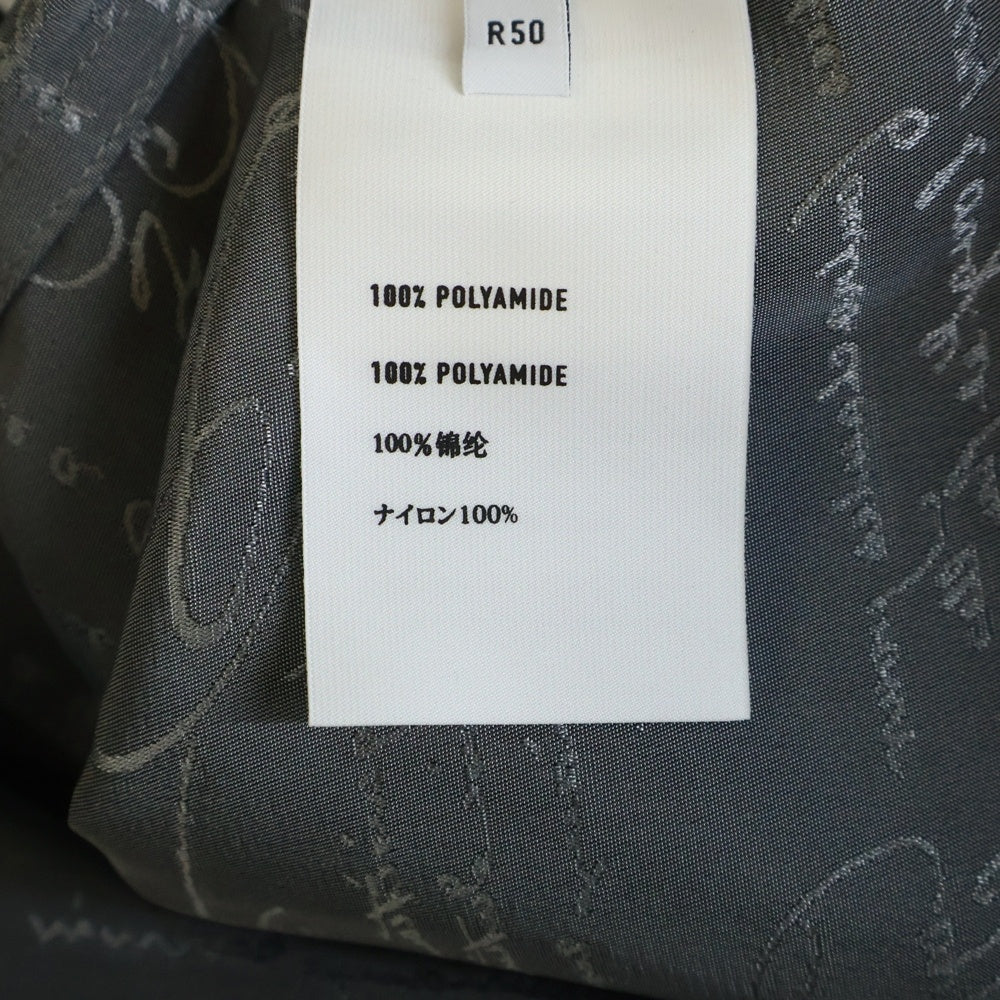 Berluti(ベルルッティ) カリグラフィ 総柄 ナイロン ジップアップ パーカー ジャケット グレー R17OBU71PAEF